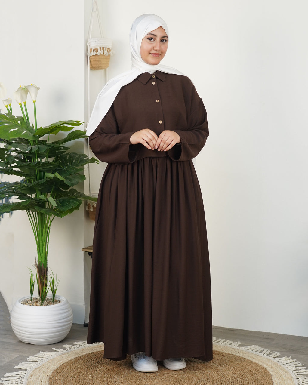 Chemise & Jupe Longue-Ensemble Modeste Chic