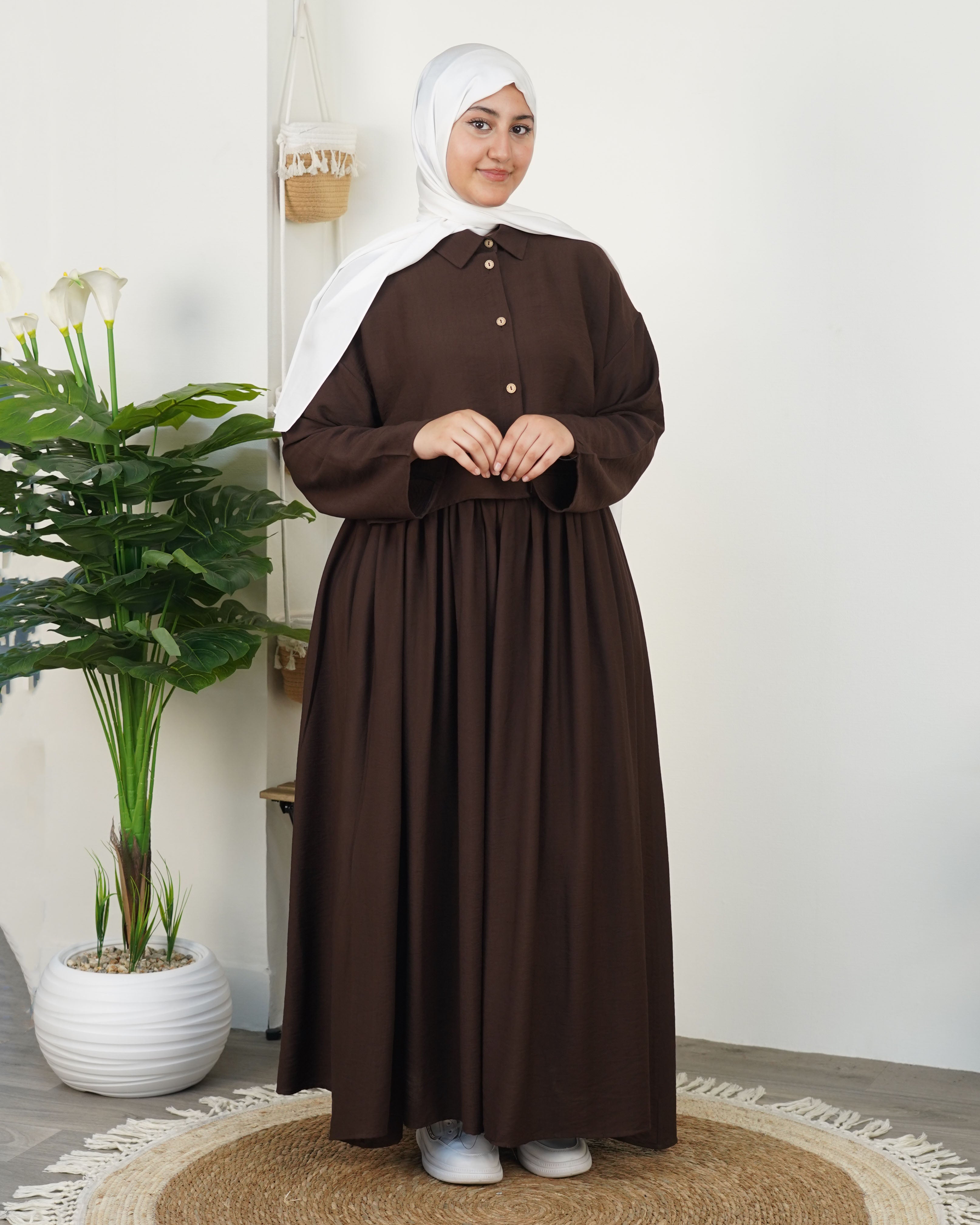 Chemise & Jupe Longue-Ensemble Modeste Chic