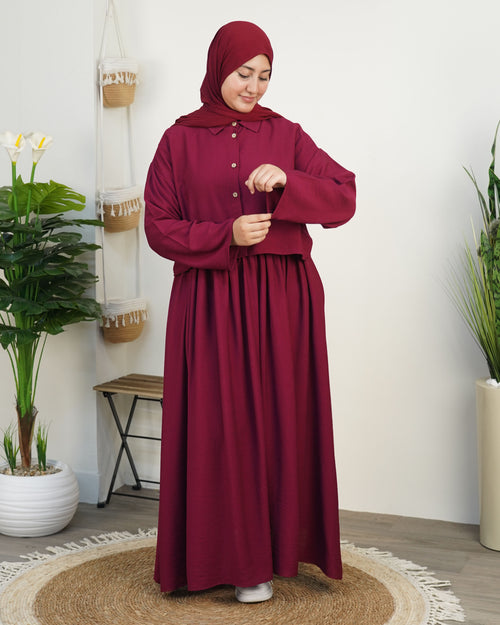 Chemise & Jupe Longue-Ensemble Modeste Chic