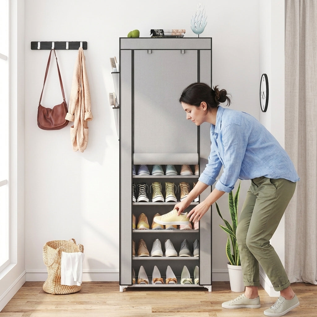 Organisateur de Chaussures Grande Capacité – Pratique & Élégant