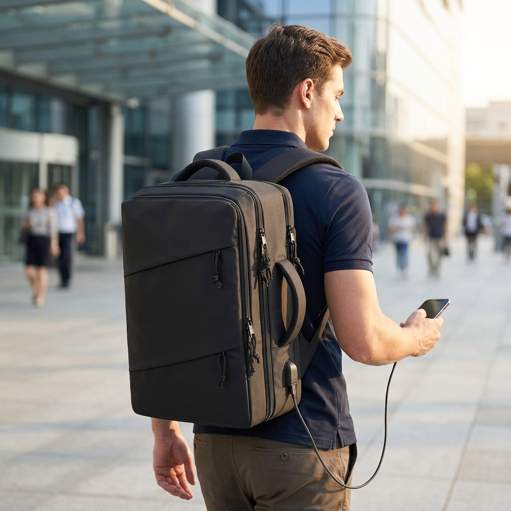 Sac à Dos Étanche & Résistant – Parfait pour Travail et Voyage