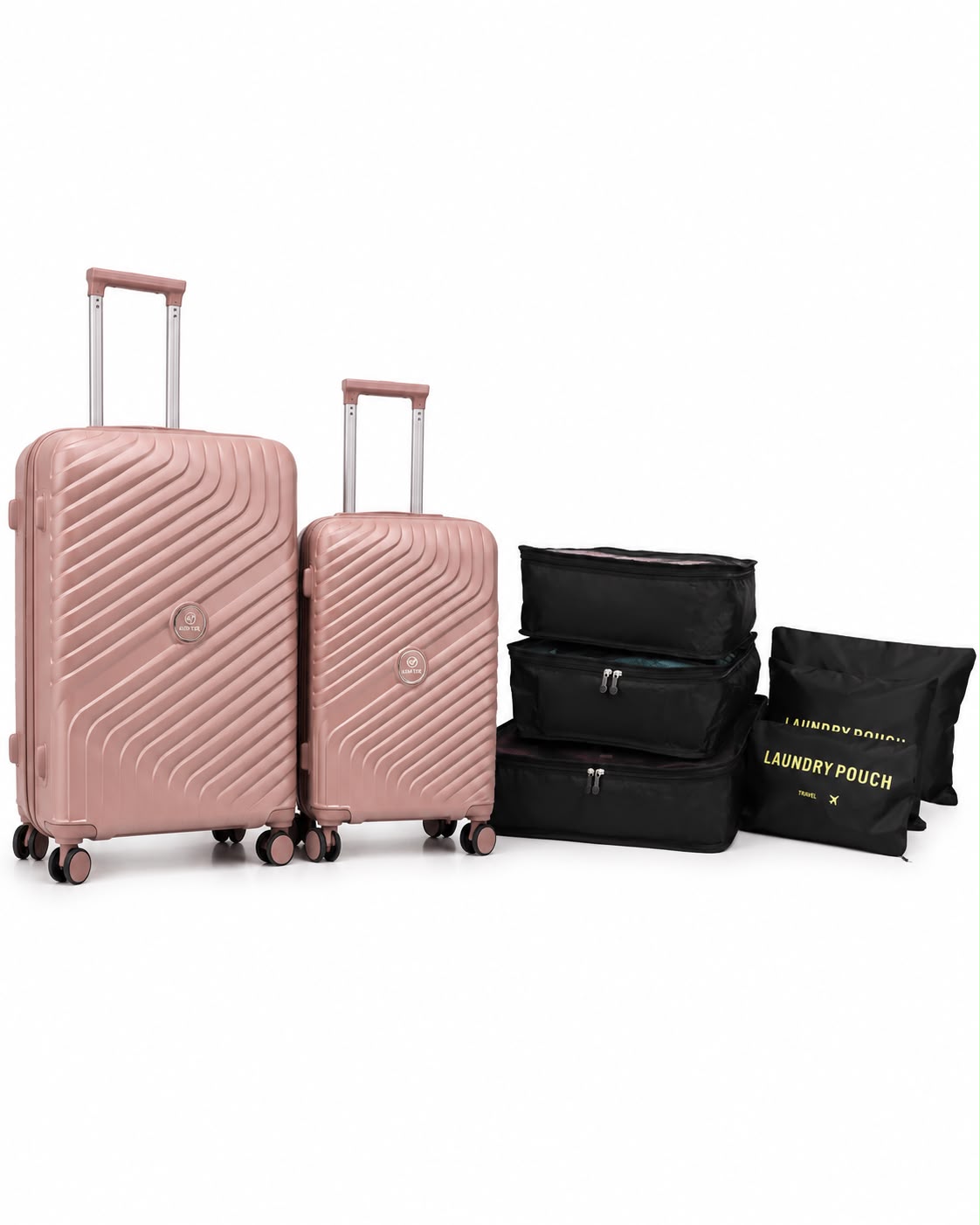 Ensemble Voyage Premium – 2 Valises + 6 Organisateurs Inclus