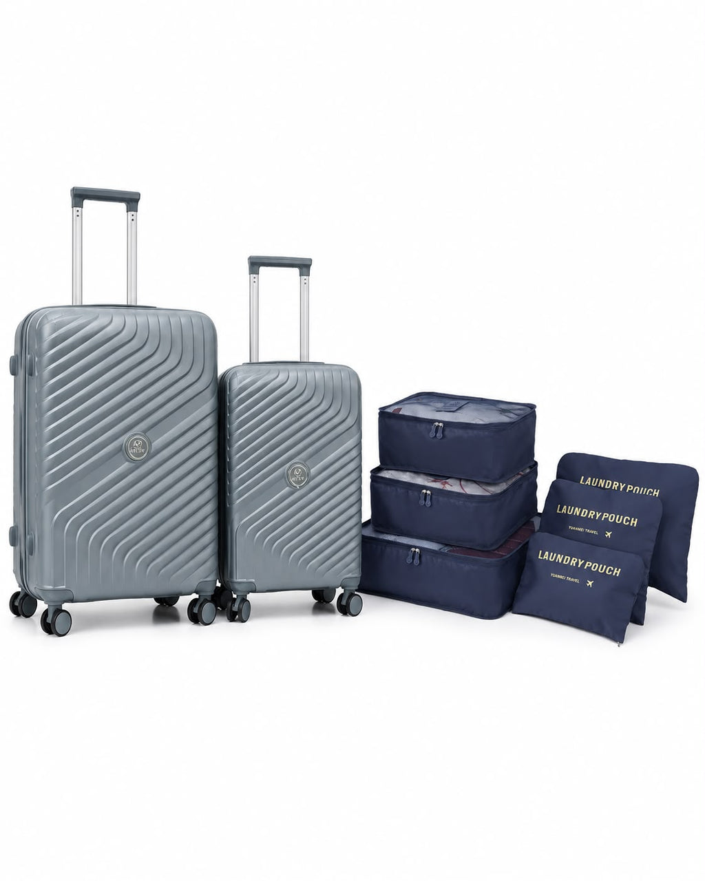 Ensemble Voyage Premium – 2 Valises + 6 Organisateurs Inclus